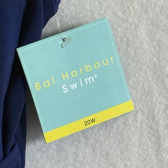 Bal Harbor Bathing Suit Sz 20W Skirted One‎ Piece Beach Pool Suit - Picture 8 of 8
